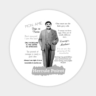 Hercule Poirot Quotes Magnet